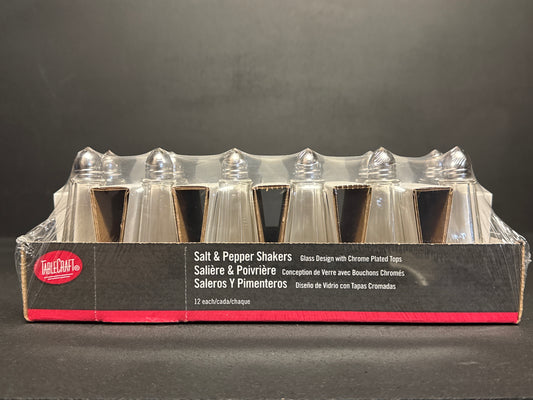 Tablecraft 1 Oz Eiffel Salt & Pepper Shakers (12 Per Pack) C83-12