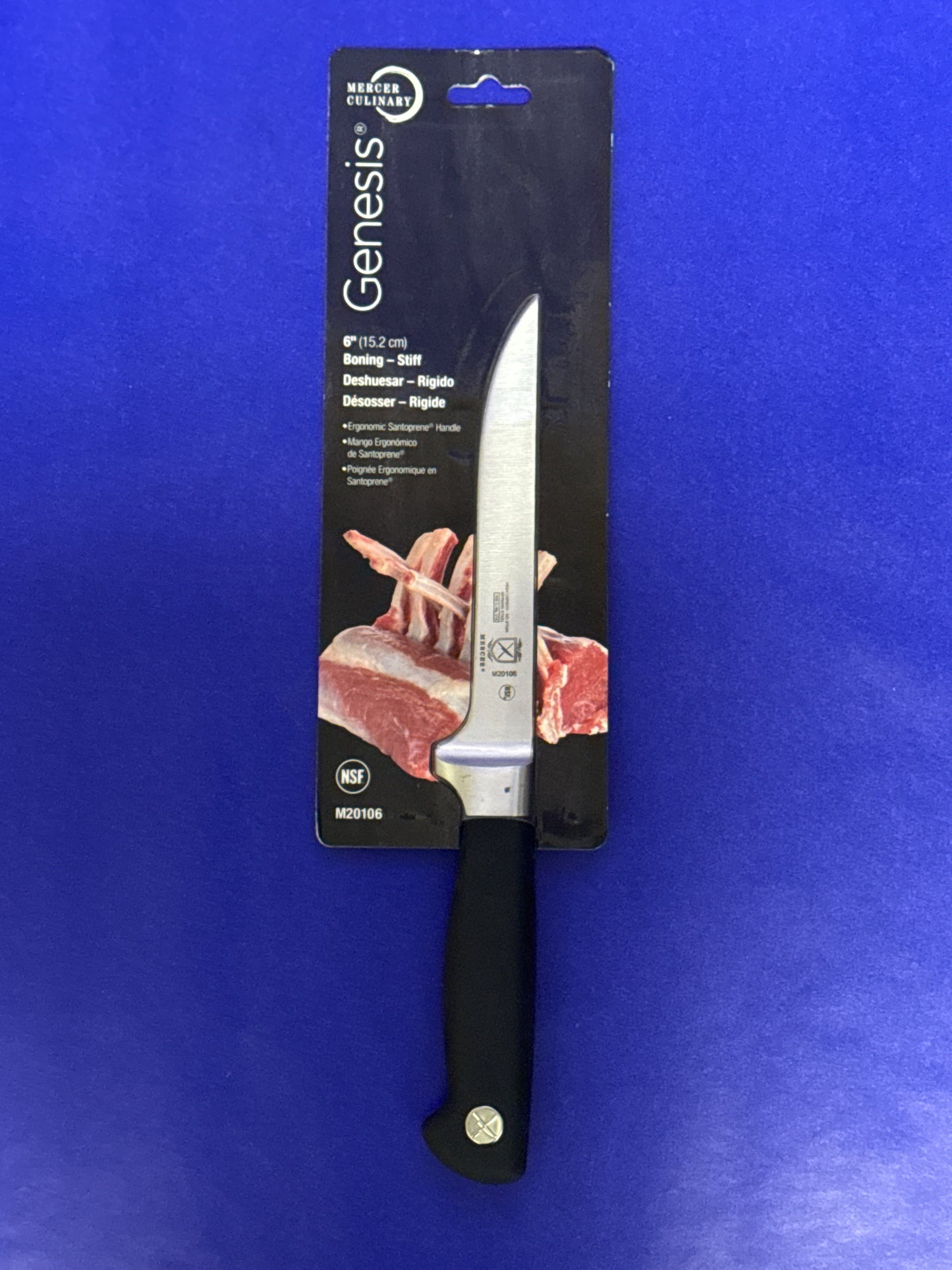Mercer Culinary M20106 Genesis® 6" Forged Stiff Boning Knife with Full Tang Blade