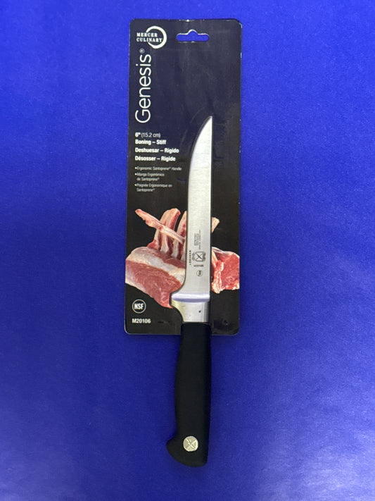 Mercer Culinary M20106 Genesis® 6" Forged Stiff Boning Knife with Full Tang Blade