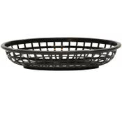 Tablecraft Black Classic Oval Basket, Pack of 12 C1074BK