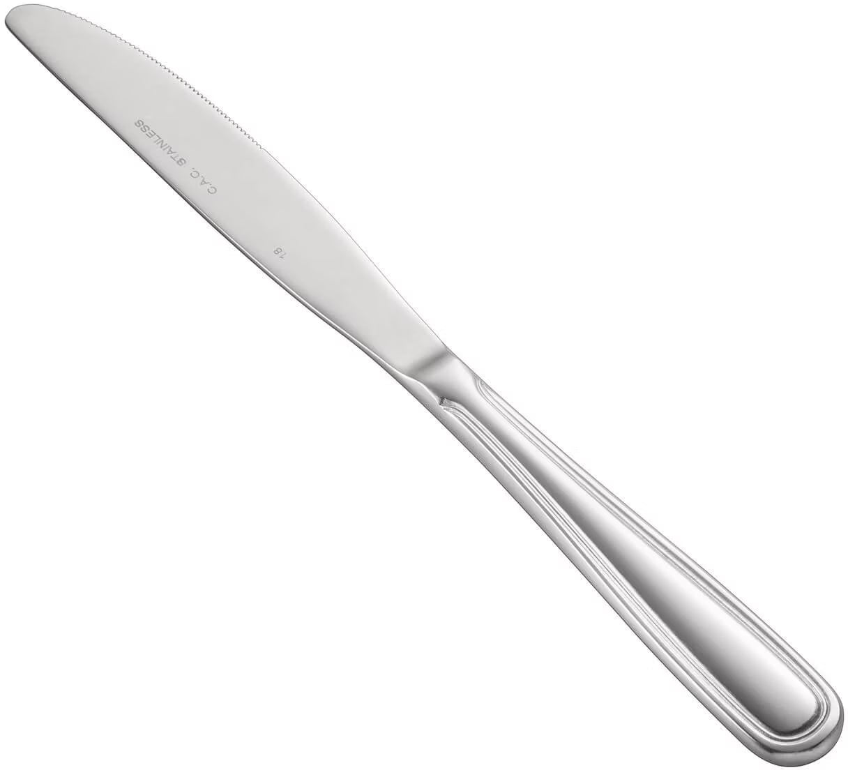 CAC 8002-08, 8 7/8" Elite Stainless Steel Dinner Knife (12/pk)