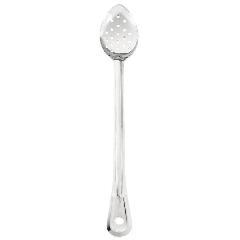 Browne Serving Spoon, 18" Perforated, Extra Long Handle, Stainless Steel 4783P