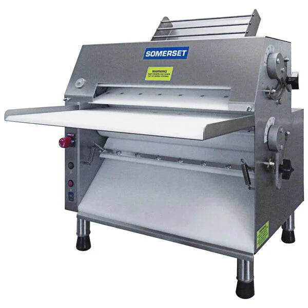 Somerset CDR-2000 20" Countertop Two Stage Dough Sheeter with Front Operation - 120V, 3/4 hp