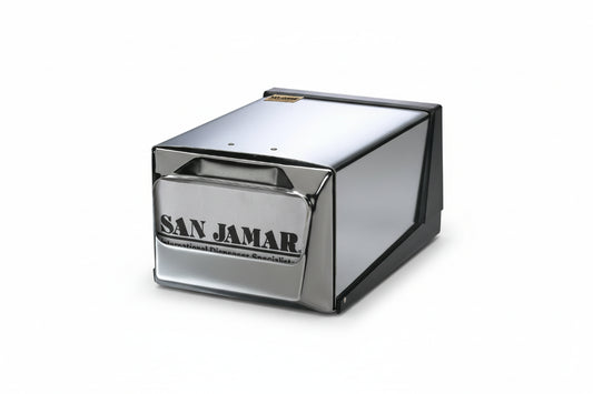 San Jamar H3001XC Fullfold Countertop Napkin Dispenser - Chrome Face with Chrome Body