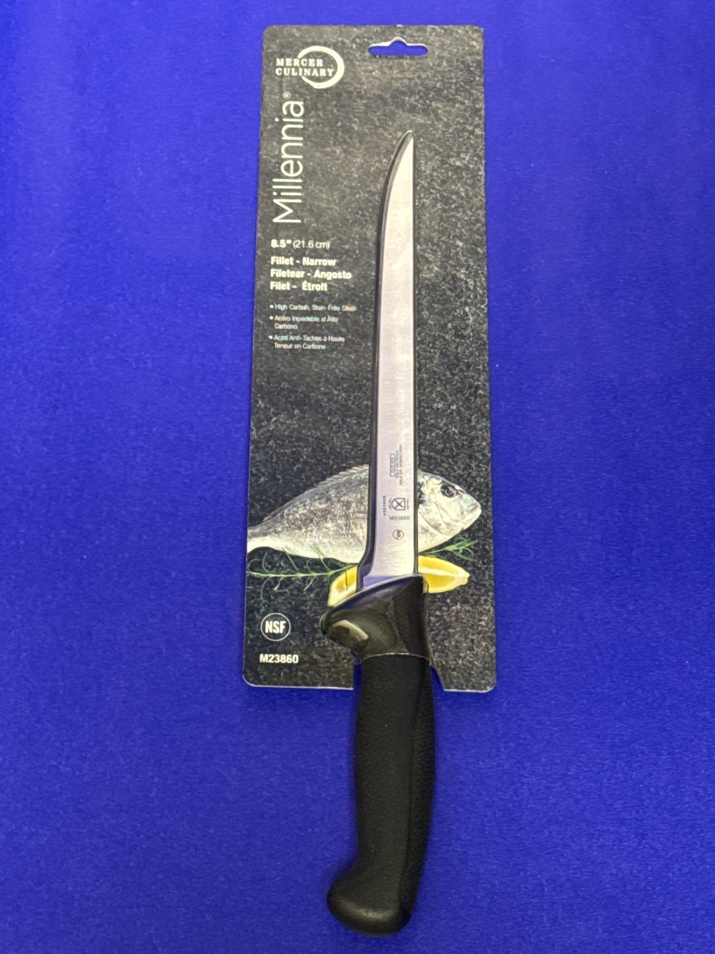Mercer Culinary M23860 Millennia® 8" Narrow Semi-Flexible Fillet Knife