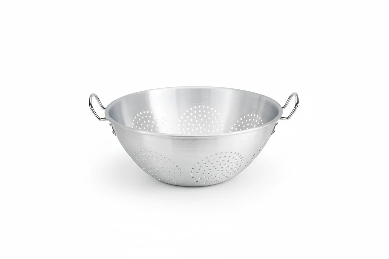 Winco 16 Quart Tapered Colander with Handles ALO-16H