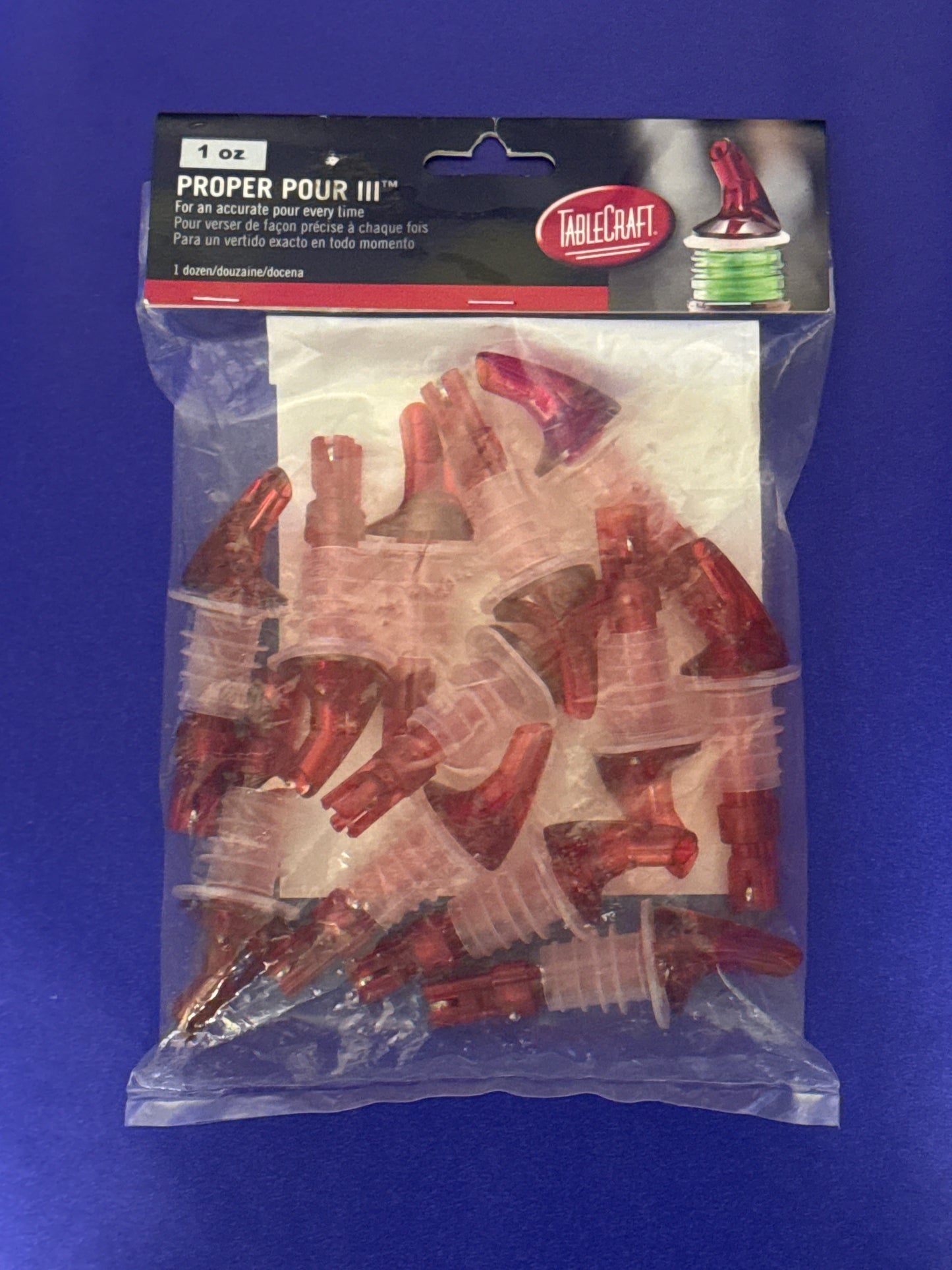 Tablecraft Proper Pour™ III, 1 Oz Measured Pourer 148A