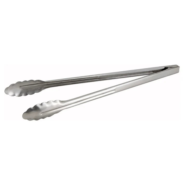 Winco Stainless Steel Utility Tongs, Extra Heavyweight - 16" UT-16HT