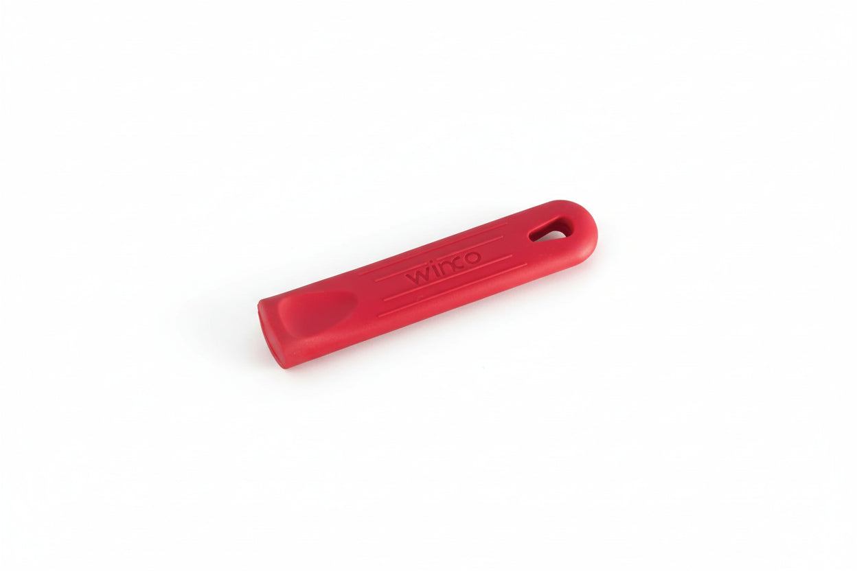 Winco Removable Silicone Sleeve for Fry & Sauce Pans - Red AFP-2HR