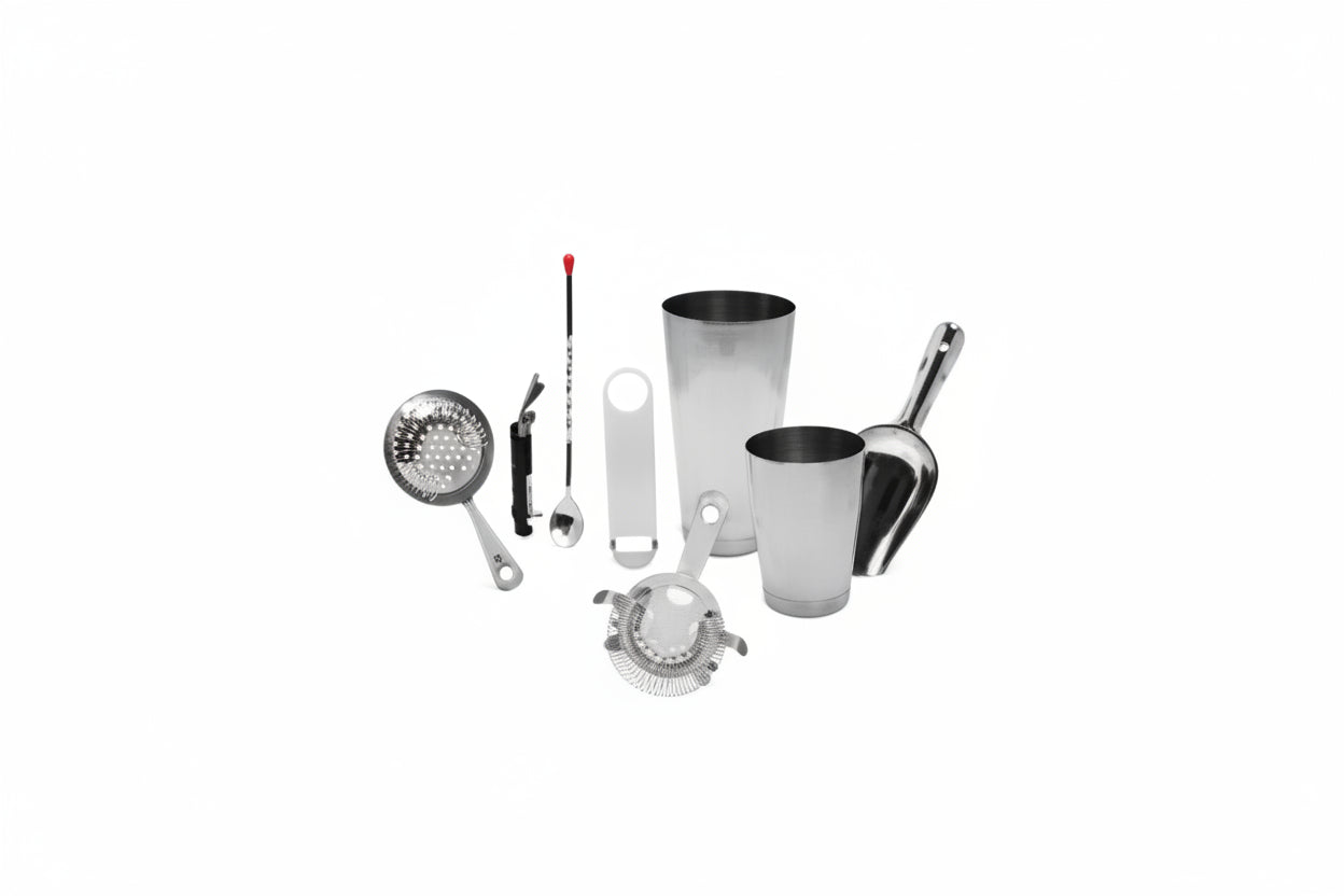 Tablecraft Essential Cocktail Kit, Stainless Steel BARKIT1