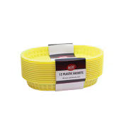 Tablecraft Yellow Chicago Platter, Pack Of 12 C1076Y