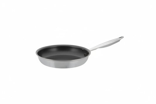 Winco Tri-Gen Tri-Ply Stainless Steel Fry Pan, Non-Stick - 10" Dia TGFP-10NS