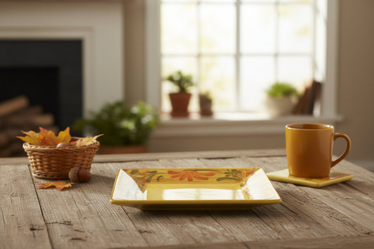 G.E.T. Venetian 8" Square Plate ML-103-VN