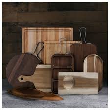 Browne Rectangular 12"x7" Walnut Finish Serving Board w/ 3 Sections - 571507
