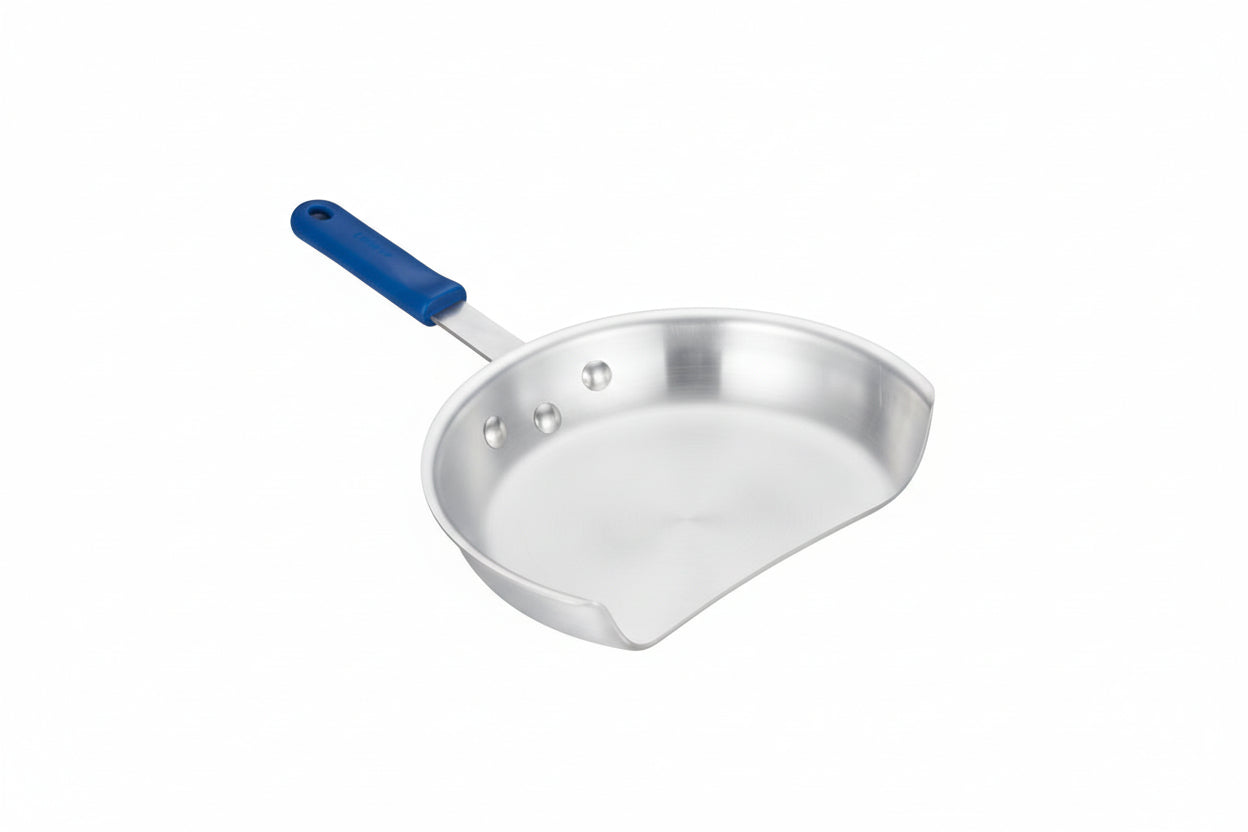 Winco AGP-10 Aluminum 10" Gyro Pan w/ Riveted Handle