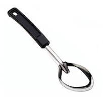Browne Stainless Steel Serving Spoon, Plastic Handle 15" Solid (572351)