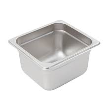 Crestware 4166 Saf-T-Stak Sixth Size Steam Table Pan 6″ Deep