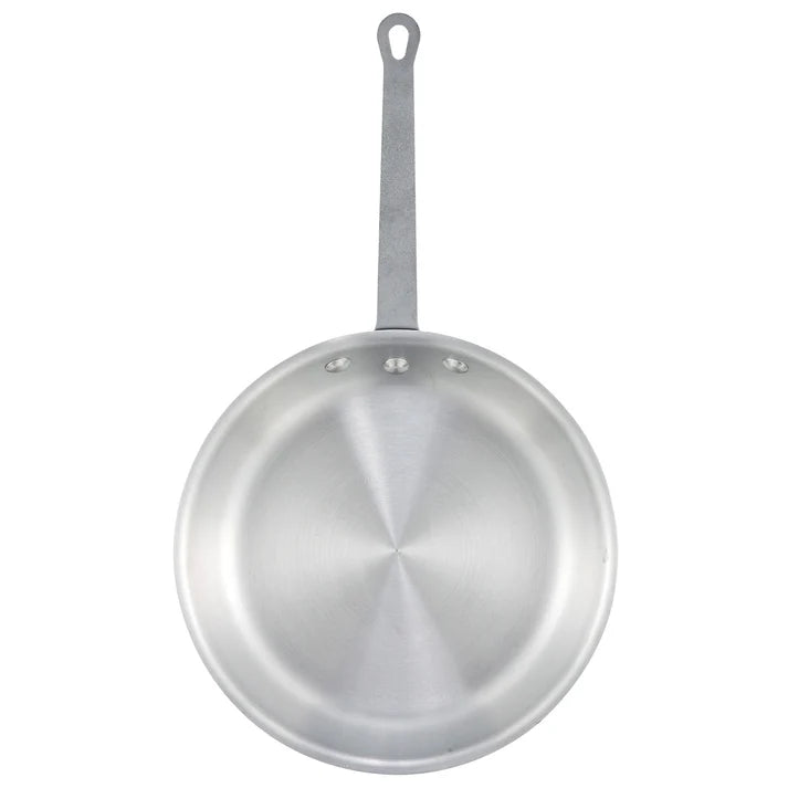 Winco Aluminum Fry Pan, Gladiator, Natural Finish - 8" AFP-8A