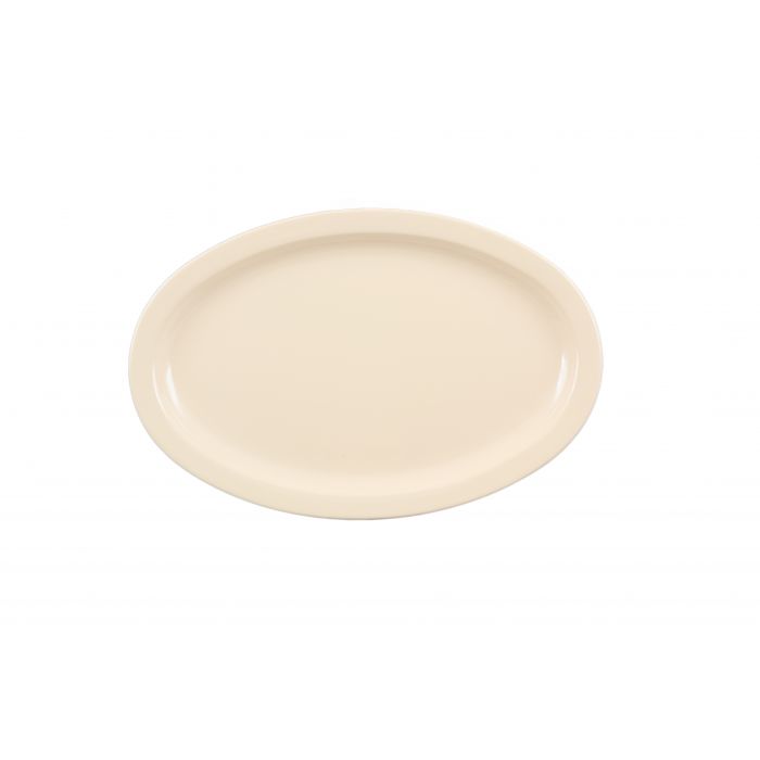 Thunder Group 13" X 8 1/2" NARROW RIM PLATTER, TAN NS513T