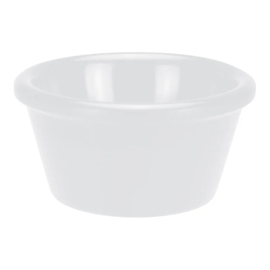 Winco Melamine Ramekin, Plain - White, 4 oz RP-4W