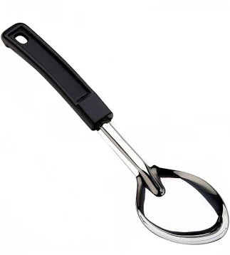 Browne Stainless Steel Serving Spoon, Plastic Handle 11" Solid 572311