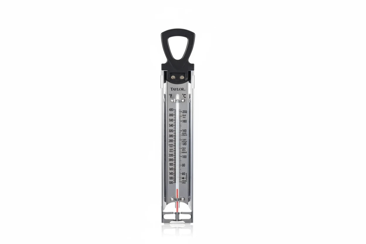 Taylor Candy & Deep Fry Thermometer, 100 to 400 F Degrees, Insulated Handle 5983N