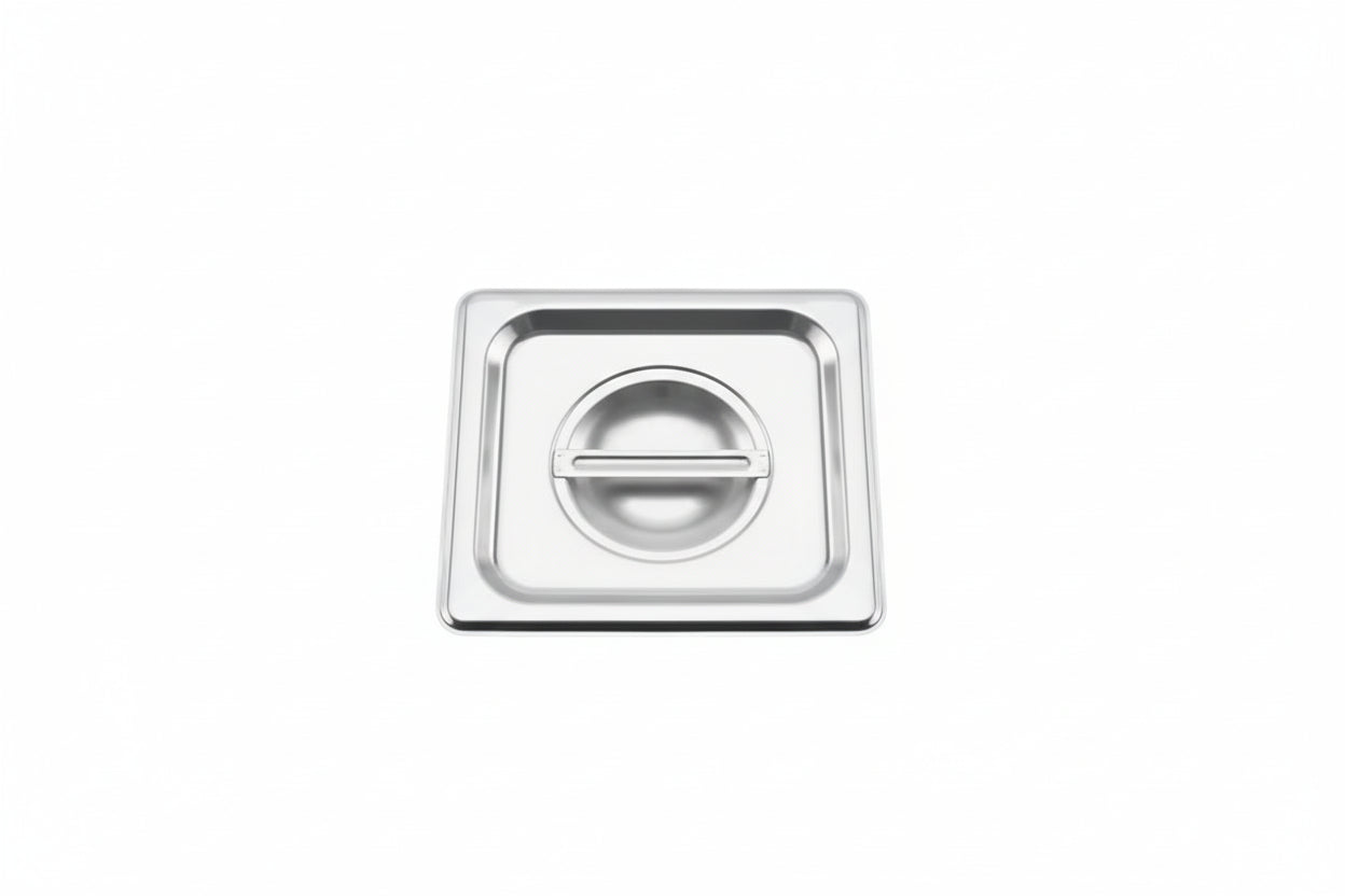 Browne 575568 1/6 Size Stainless Steel Solid Insert Pan Cover