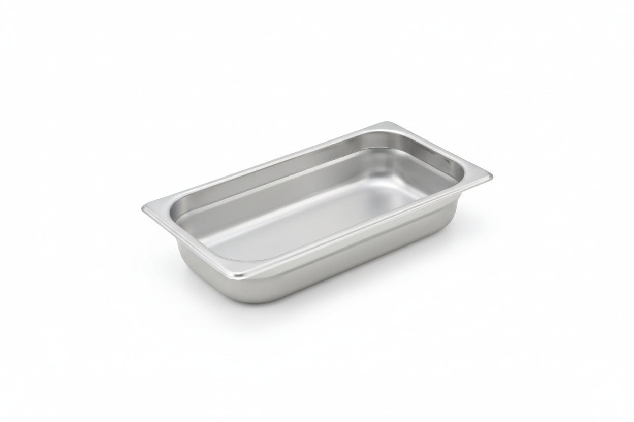 Winco SPJH-302 - Anti-Jam Steam Pan, 22 Gauge Stainless Steel