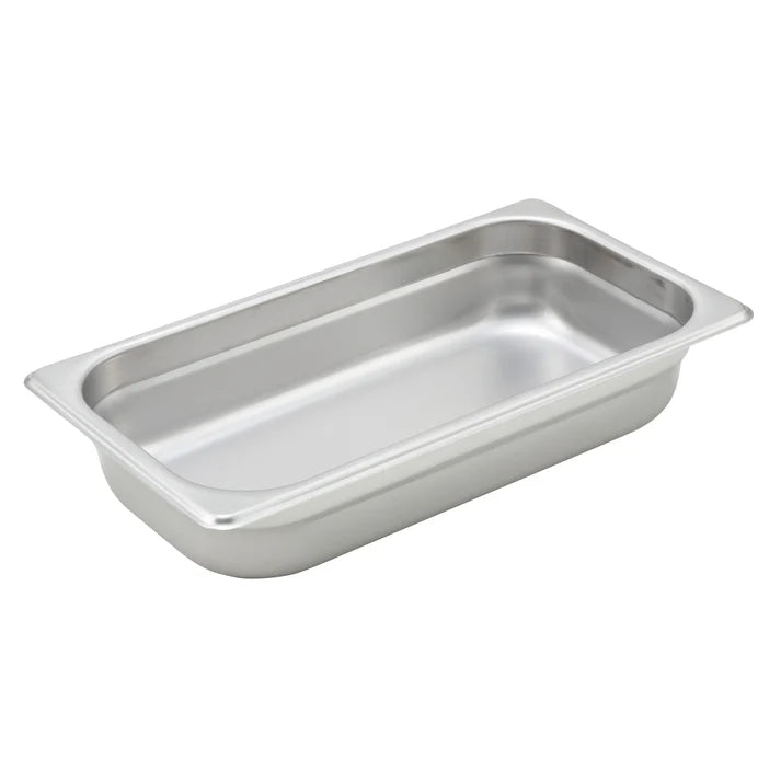 Winco SPJH-302 - Anti-Jam Steam Pan, 22 Gauge Stainless Steel