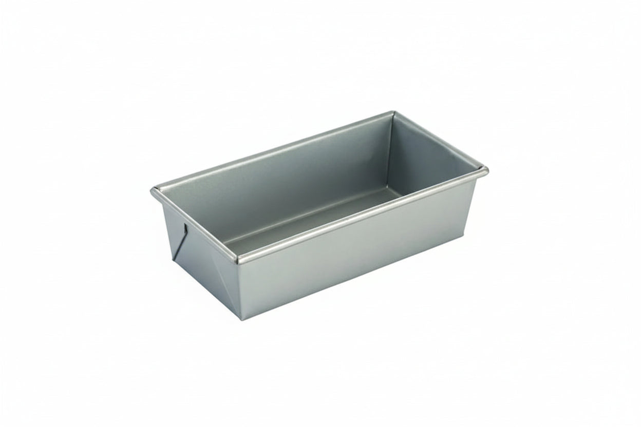 Winco Aluminized Steel Loaf Pans with Silicone Glaze - 1-1/2 lb, 10" x 5" x 3" HLP-105