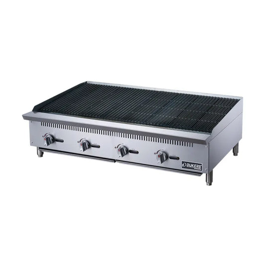 Dukers DCCB48 48" Gas Charbroiler w/ Cast Iron Grates - Convertible