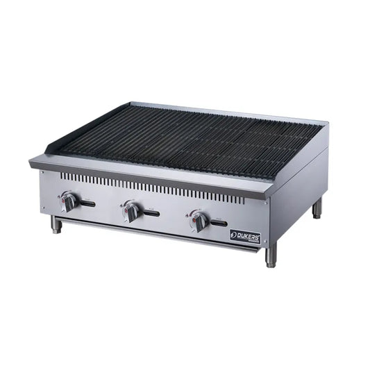 Dukers DCRB36 36" Gas Charbroiler w/ Cast Iron Grates - Convertible