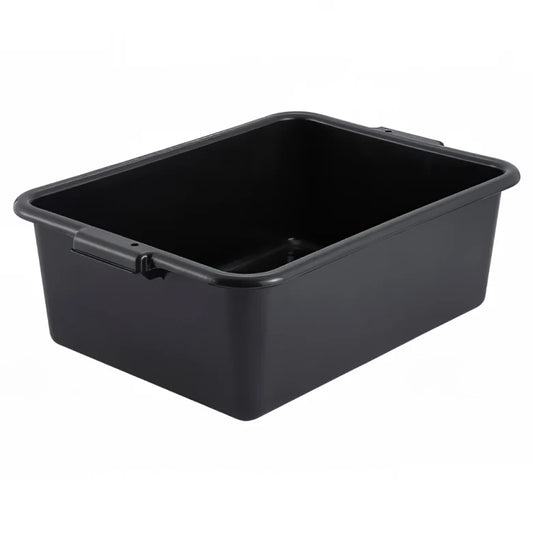 Winco Bus Box - 21 1/2" x 15" x 7", Black PL-7K