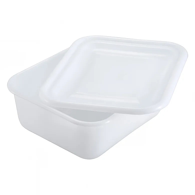 Winco PL-MB Bus Box - 14 3/4" x 12 1/2" x 5 3/10" , White