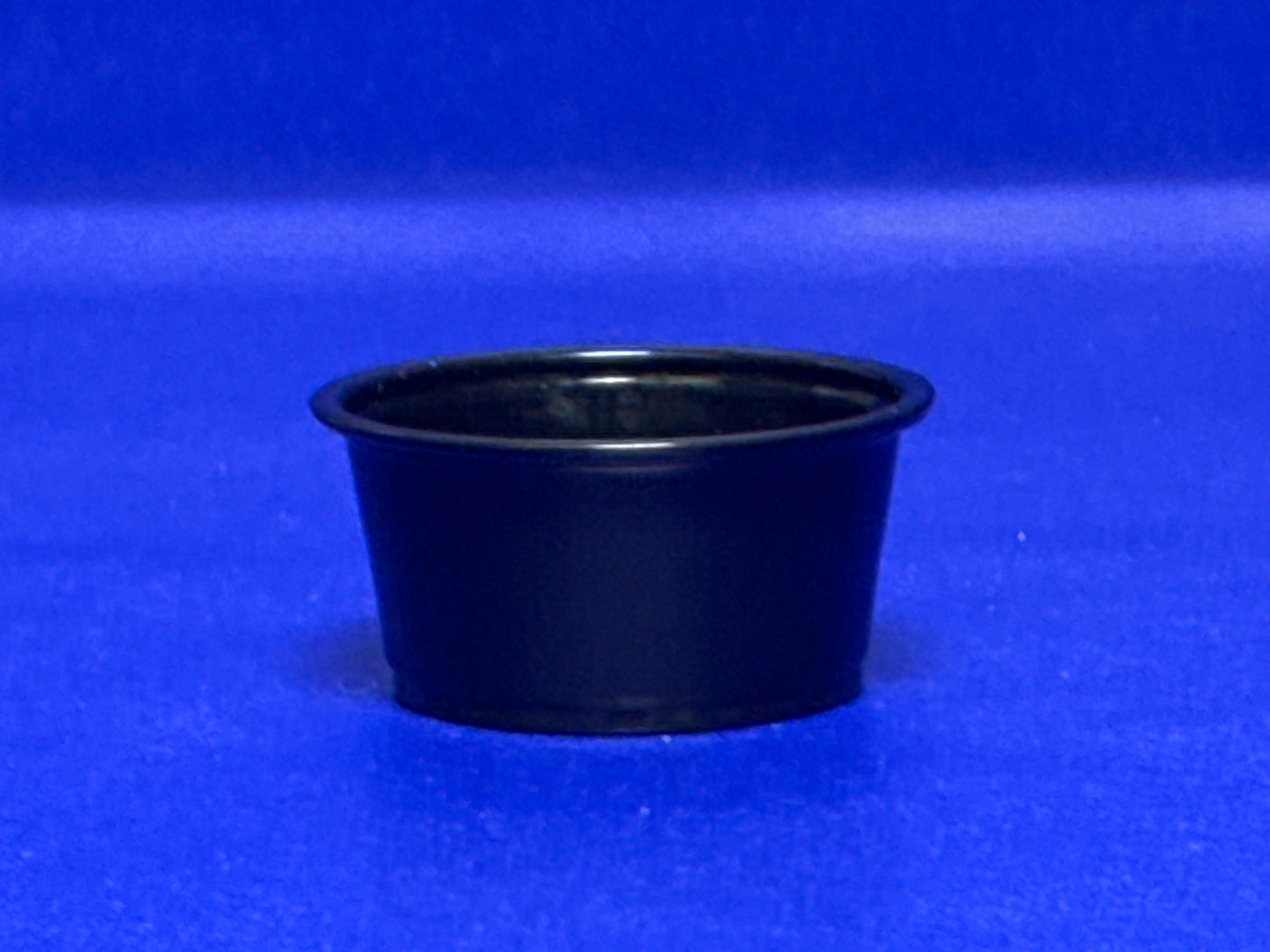 ITI 2 oz Portion Cup - Plastic, Black (TG-PP-2)