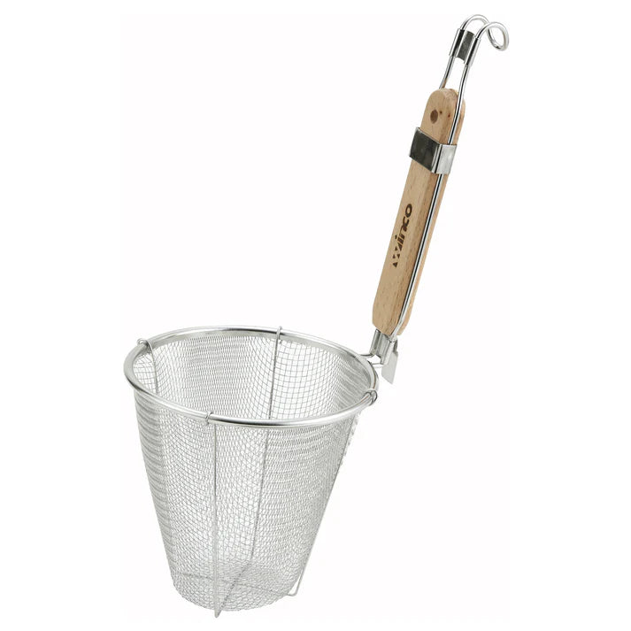 Winco 5-1/2" Single Mesh Strainer, Deep Bowl, Stainless Steel MSH-5