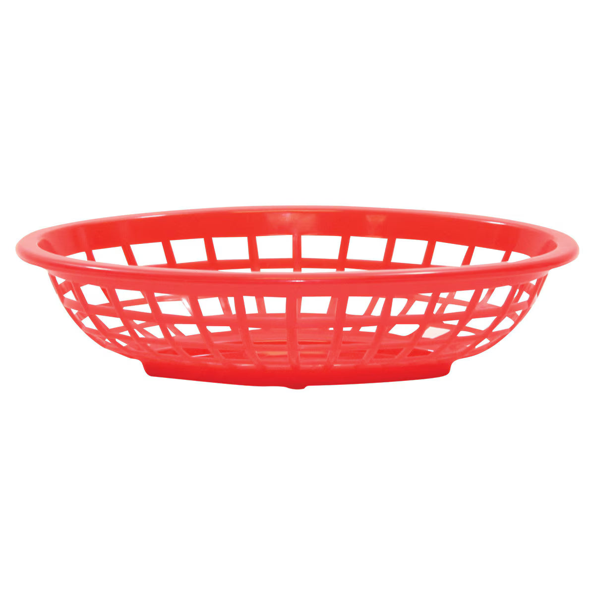 Tablecraft Red Side Order Oval Basket 1071R