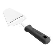 Tablecraft 8-1/2 Inch Cheese Plane Ergonomic Plastic Handle Black Stainless Steel E5603