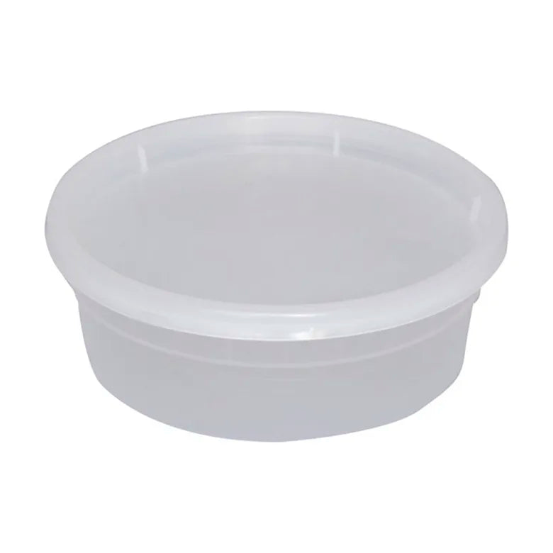 ITI 8 oz Deli Container w/Lid - Polypropylene, Clear (TG-PC-8)