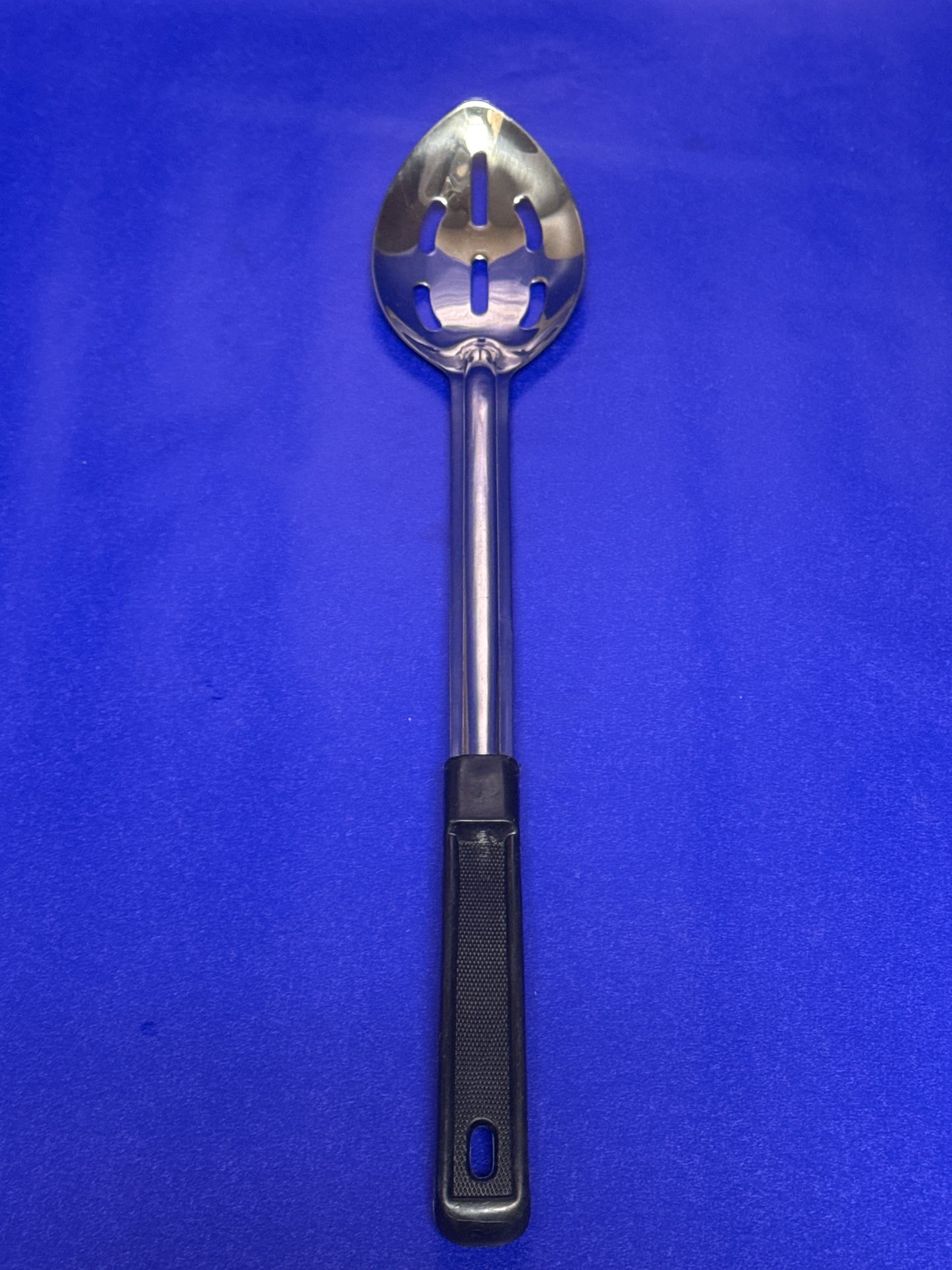 Browne Stainless Steel Serving Spoon, Plastic Handle 15" Slotted (572353)
