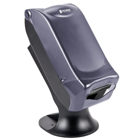 San Jamar H5005SCL Fullfold Venue Stand Mount Napkin Dispenser with Control Face - Clear