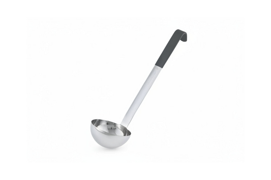 Vollrath 4987520 3/4 oz Jacob's Pride® Collection Ladle - Stainless Steel, Black Kool-Touch® Handle