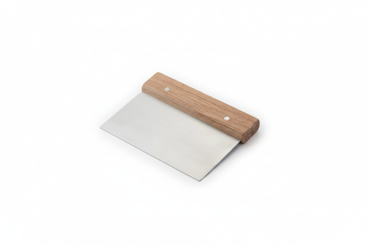 Winco Dough Scraper, Wooden Handle DSC-3