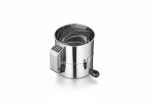 Winco 8 Cup Rotary Sifter, Stainless Steel RFS-8