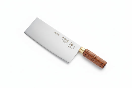 Mercer Culinary M33220 8" Chinese Cleaver Chef's Knife with Wood Handle