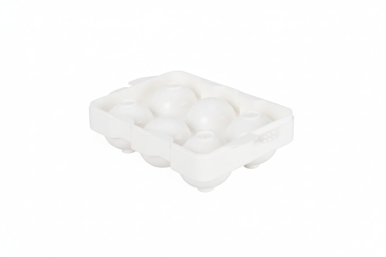 Winco Round Ice Cube Tray, 6 Compartments ICCP-6W