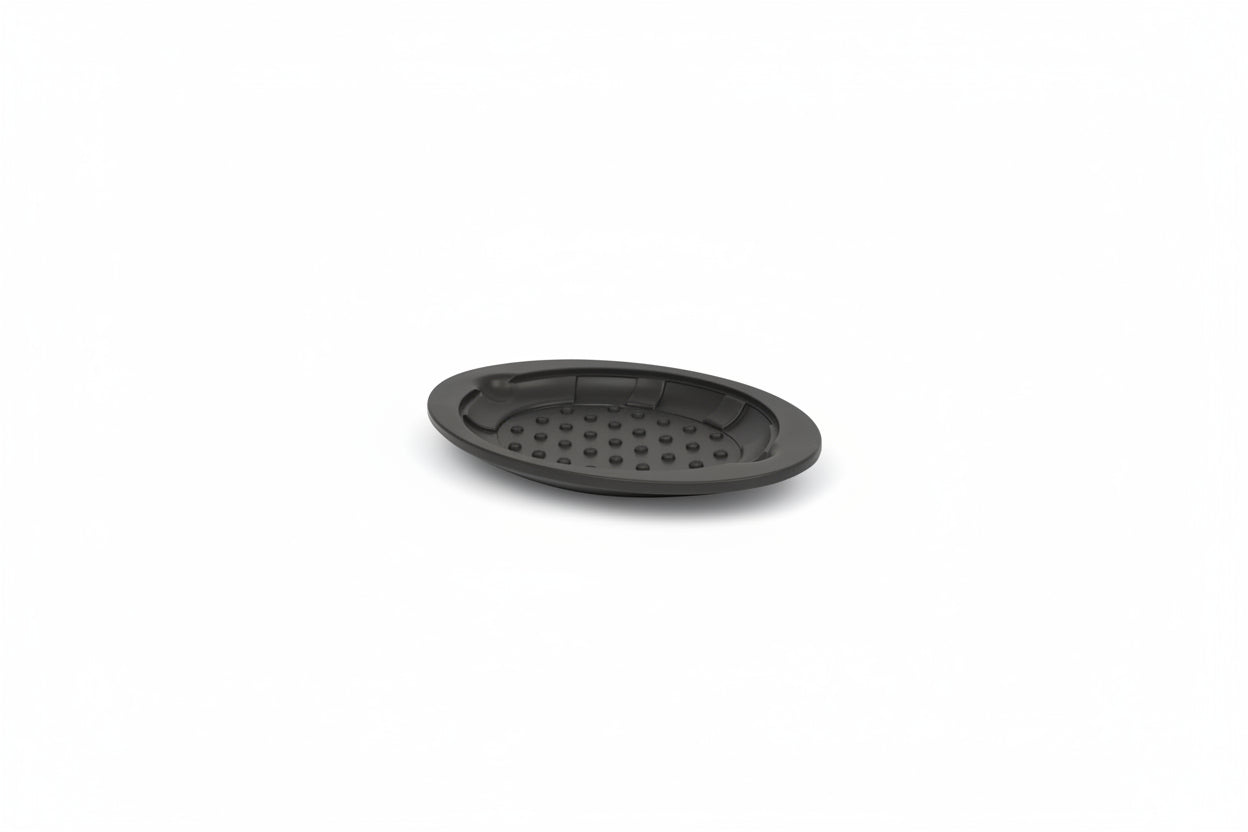 Lodge Oval Non-Slip Silicone Underliner, Black (USO11)