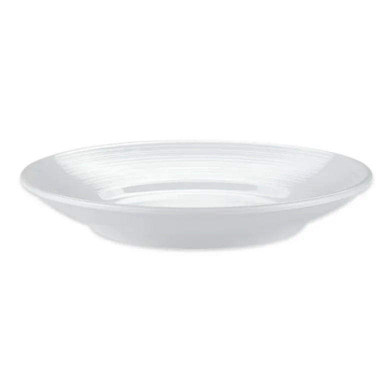 G.E.T. 1 qt Round Melamine Pasta Bowl, White (B-32-MN-W)