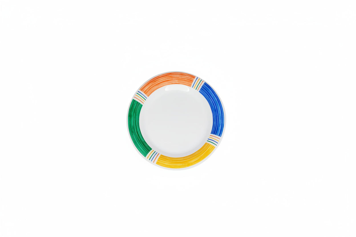 G.E.T. 9" Round Melamine Dinner Plate, White (WP-9-BA)