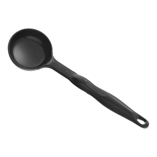 Vollrath 4 oz. Black High Heat Solid Round Nylon Spoodle® Portion Spoon 5283720